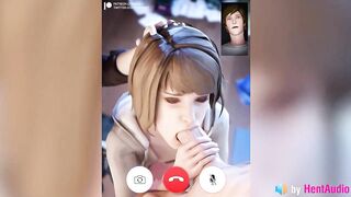 Warren being a Cuck while Chloe uses Max's Mouth on Facetime (with Sound) 3d Animation Loop Hentai