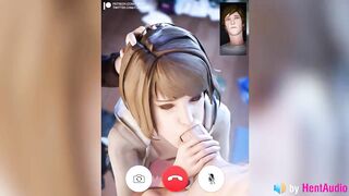 Warren being a Cuck while Chloe uses Max's Mouth on Facetime (with Sound) 3d Animation Loop Hentai