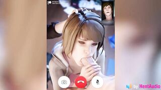 Warren being a Cuck while Chloe uses Max's Mouth on Facetime (with Sound) 3d Animation Loop Hentai
