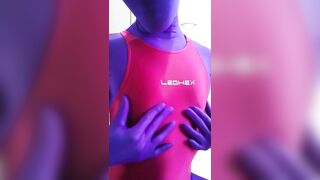 Mary Playing Zentai and Leohex