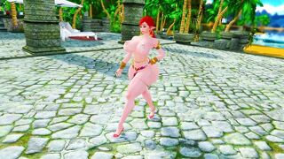 Skyrim THICC Cammi Beach Dance