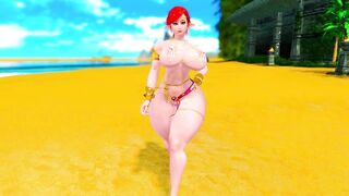 Skyrim THICC Cammi Beach Dance