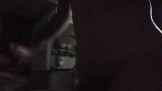 Walk around with a Naked Erection at Midnight - 深夜に近所を全裸勃起で徘徊／近所の人が見ているのに気づき逃げたが手遅れ／0419-03／晴れ／気温07度