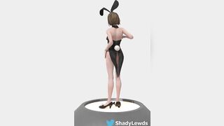Cute little Bunny Girl Spin