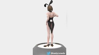 Cute little Bunny Girl Spin