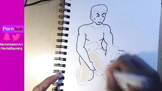 Archer x Leela Doggystyle Fan Art Speed Drawing W/HentaiMasterArt