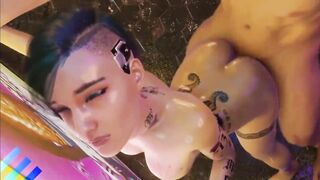 【MMD R-18 SEX DANCE】HARD SEX UNDER RAIN HOT ASS 激しいセックス [MMD]