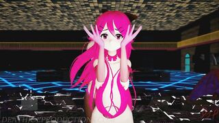 MMD R18 Mika Yamakaze and Misaka Higai Mousou Keitai Joshi 1230