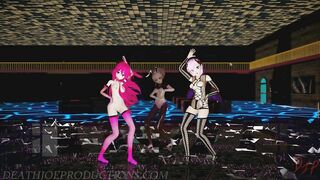 MMD R18 Mika Yamakaze and Misaka Higai Mousou Keitai Joshi 1230