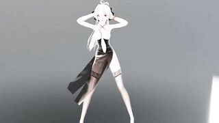 【r-18 MMD】LEWD-VOCALOID LUO TIANYI 半透旗袍弱音 - Somthing