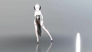 【r-18 MMD】LEWD-VOCALOID LUO TIANYI 半透旗袍弱音 - Somthing