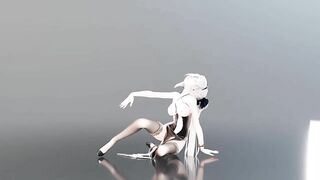 【r-18 MMD】LEWD-VOCALOID LUO TIANYI 半透旗袍弱音 - Somthing
