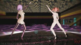 MMD R18 Misaka and Kuroko - Blackpink Whistle 1212