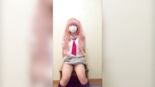 Femboy Dry Orgasm Analmusterbation Cosplayer Japanese Hentai Shemale Crossdresser Lovelive Costume