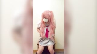Femboy Dry Orgasm Analmusterbation Cosplayer Japanese Hentai Shemale Crossdresser Lovelive Costume