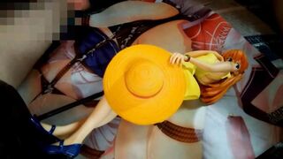 エヴァンゲリオン黄色ワンピースアスカフィギュアぶっかけ顔射オナニー【キモオタク男の喘ぎ声あり】