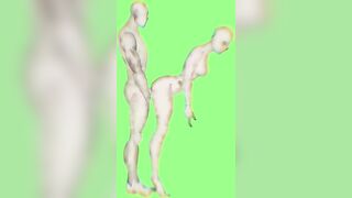 Artistic Anal Green Screen