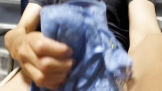 タカちゃん（26）爽やかブルーのブラに大量ブラコキ射精