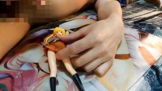 【hentai】BlondeTwintailfigure Bukkake Japanese Nerdy Anime　masturbation Semen SchoolRumble　airikondo