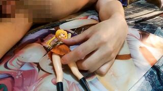 【hentai】BlondeTwintailfigure Bukkake Japanese Nerdy Anime　masturbation Semen SchoolRumble　airikondo