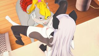 (3D Hentai)(Furry) Furry Porn (Lesbian)