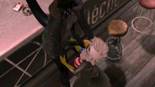 Furry Bar Fuck BirdxSnake (SL Yiff Video)