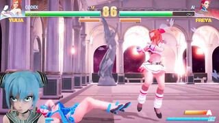 Sexspiel [strip Fights] YULIA VS FREYA