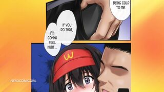 Sexy Beauty with Big Tits is Working without a Bra (Hentai, Part 1) SOUND
