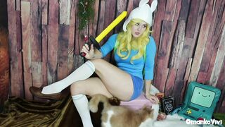 All Gummed up inside TEASER 3 Holes Bukkake Adventure Time Fionna Cosplay