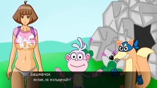 Трахаем Дашу-путешественницу. Смотр на игру "dark Forest Stories" .