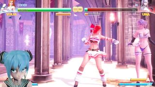 Sex Game [strip Fights] YULIA VS UNA
