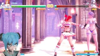 Sex Game [strip Fights] YULIA VS UNA