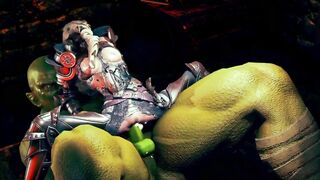 Female Knight × Ork Training Days.