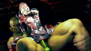 Female Knight × Ork Training Days.