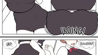 Milky Madness - Huge Boobs Inflation Hentai Comic