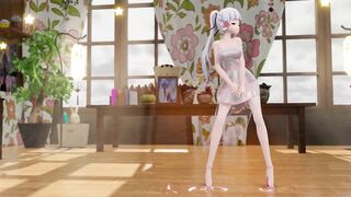 【r-18 MMD】Genshin Impact Ayaka 神里绫华 - 小鹿乱撞