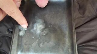 尿道が詰まるほどの特濃精子が出たので、いろいろ弄ってみました。