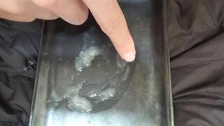 尿道が詰まるほどの特濃精子が出たので、いろいろ弄ってみました。