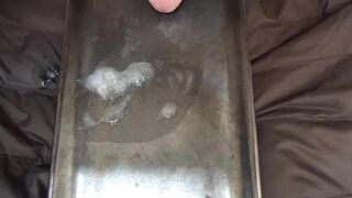 尿道が詰まるほどの特濃精子が出たので、いろいろ弄ってみました。