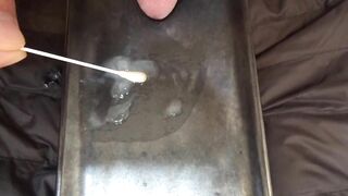 尿道が詰まるほどの特濃精子が出たので、いろいろ弄ってみました。