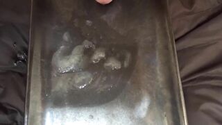 尿道が詰まるほどの特濃精子が出たので、いろいろ弄ってみました。
