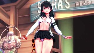 [MMD]Takarada Rikka-Cat Food[by Maro-chan]