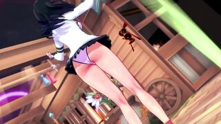 [MMD]Takarada Rikka-Cat Food[by Maro-chan]