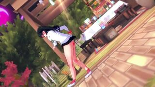 [MMD]Takarada Rikka-Cat Food[by Maro-chan]
