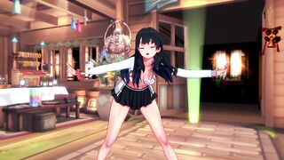 [MMD]Takarada Rikka-Cat Food[by Maro-chan]