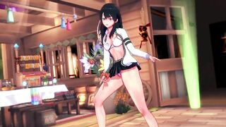 [MMD]Takarada Rikka-Cat Food[by Maro-chan]