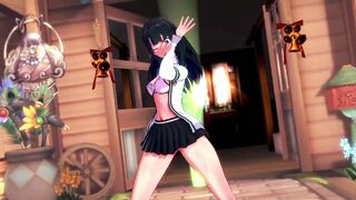 [MMD]Takarada Rikka-Cat Food[by Maro-chan]