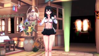 [MMD]Takarada Rikka-Cat Food[by Maro-chan]