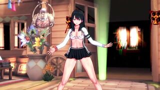 [MMD]Takarada Rikka-Cat Food[by Maro-chan]