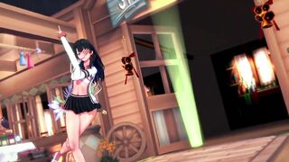 [MMD]Takarada Rikka-Cat Food[by Maro-chan]